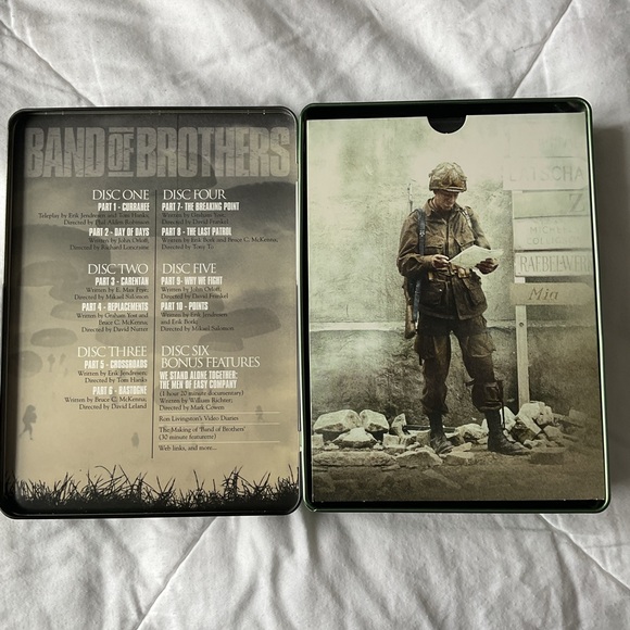 Band of Brothers DVD Collectible Tin Box Set - Picture 4 of 5